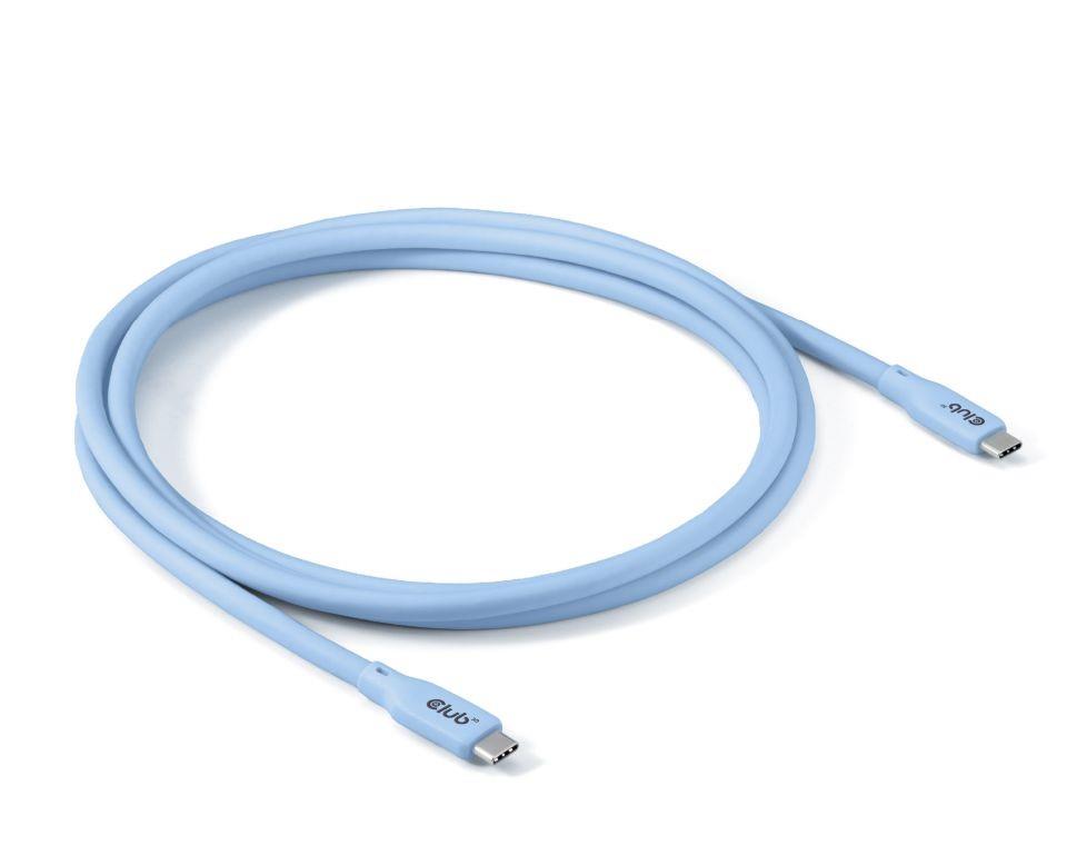 CABLE USB-C TO USB-C 2M/M/M BLUE CAC-3003 CLUB3D
