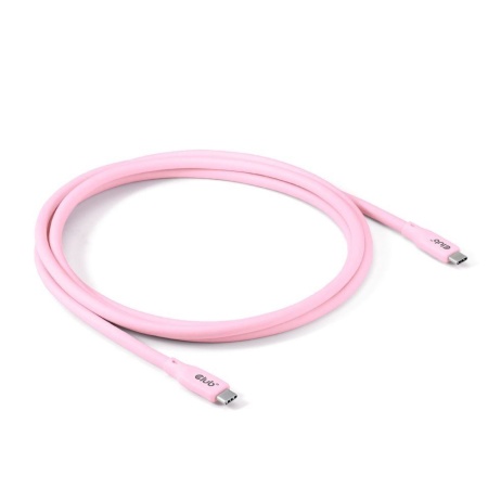 CABLE USB-C TO USB-C 2M/M/M PINK CAC-3002 CLUB3D