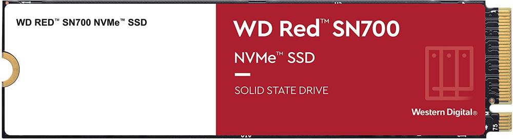SSD WESTERN DIGITAL Red SN700 500GB M.2 PCIE NVMe Write speed 2600 MBytes/sec Read speed 3430 MBytes/sec WDS500G1R0C