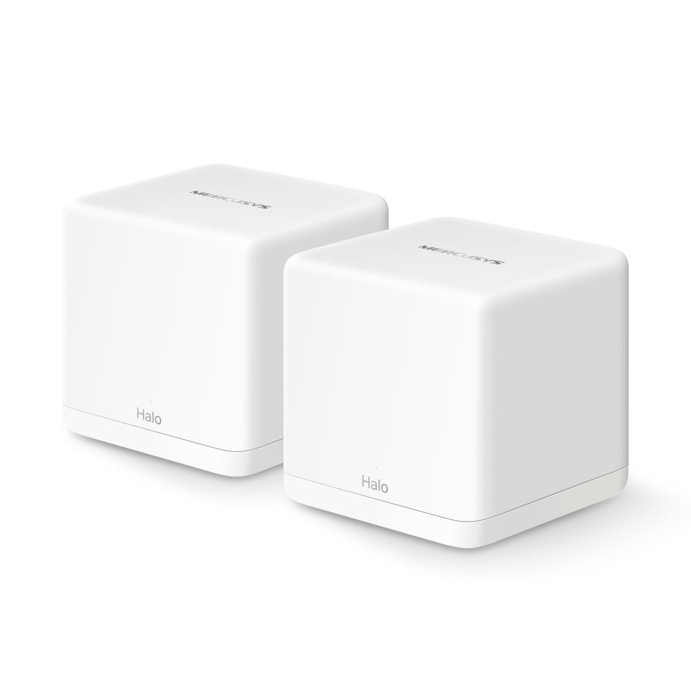 Wireless Router MERCUSYS Wireless Access Point / Router 2-pack 1500 Mbps Mesh IEEE 802.3ac IEEE 802.11a IEEE 802.11b IEEE 802.11g IEEE 802.11n IEEE 802.11ax 2x10/100/1000M LAN WAN ports 3 HALOH60X(2-PACK)