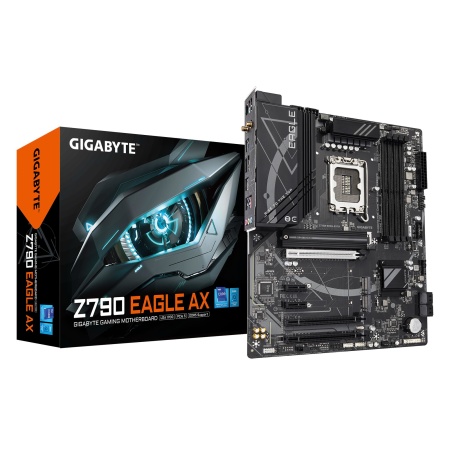 Mainboard GIGABYTE Intel Z790 LGA1700 ATX Memory DDR5 Memory slots 4 Z790EAGLEAX1.1