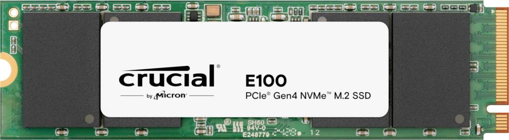 SSD CRUCIAL E100 2TB M.2 NVMe Write speed 4500 MBytes/sec Read speed 5000 MBytes/sec CT2000E100SSD8