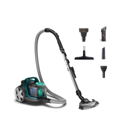 Vacuum Cleaner PHILIPS Bagless 900 Watts Capacity 1.5 l Noise 77 dB Dark Grey Weight 5.3 kg FC9556/09