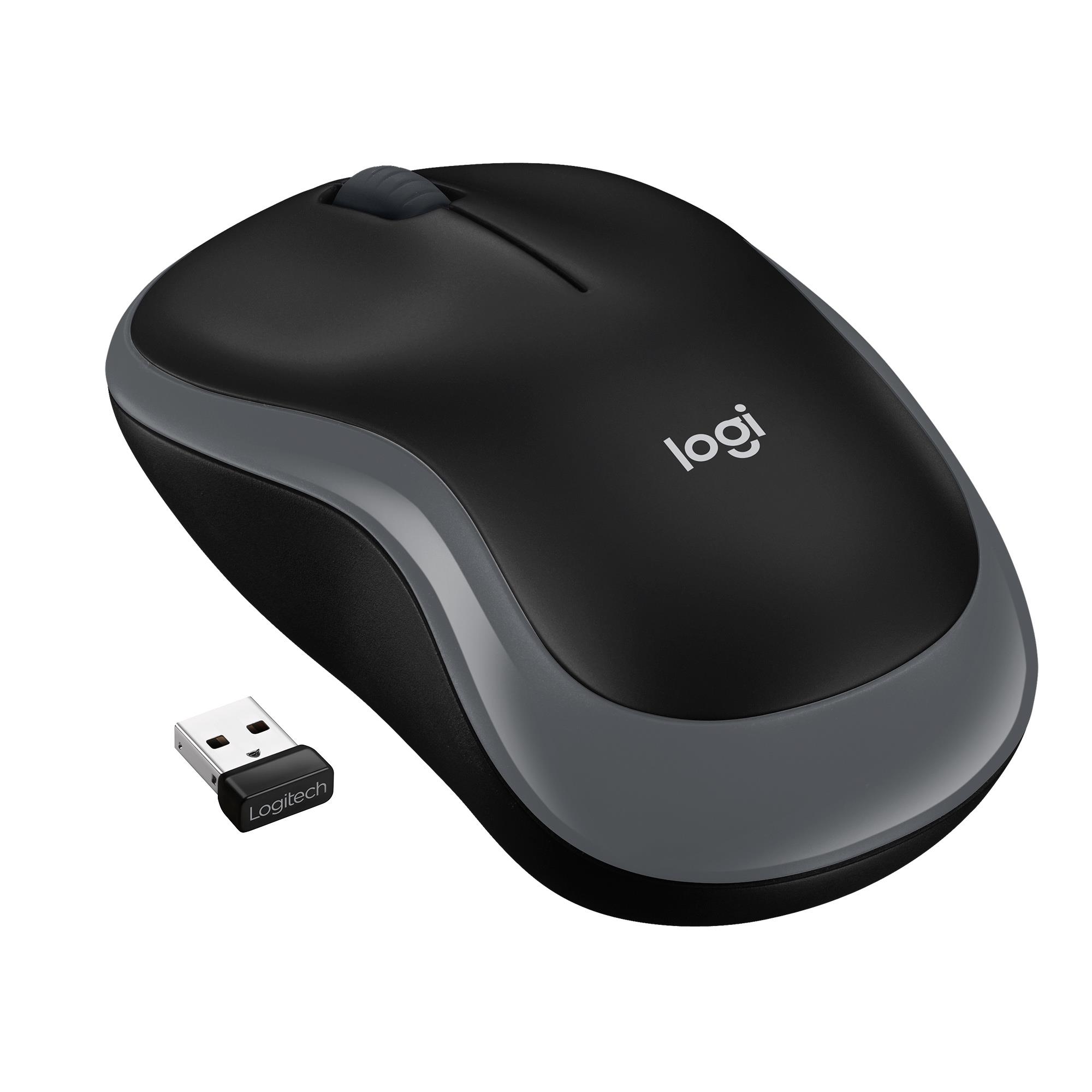 MOUSE USB OPTICAL WRL M185/GREY 910-002238 LOGITECH - Image 5