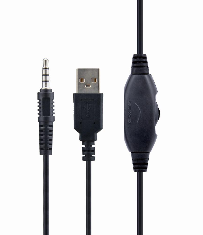 HEADSET GAMING/BLACK GHS-06 GEMBIRD - Image 5