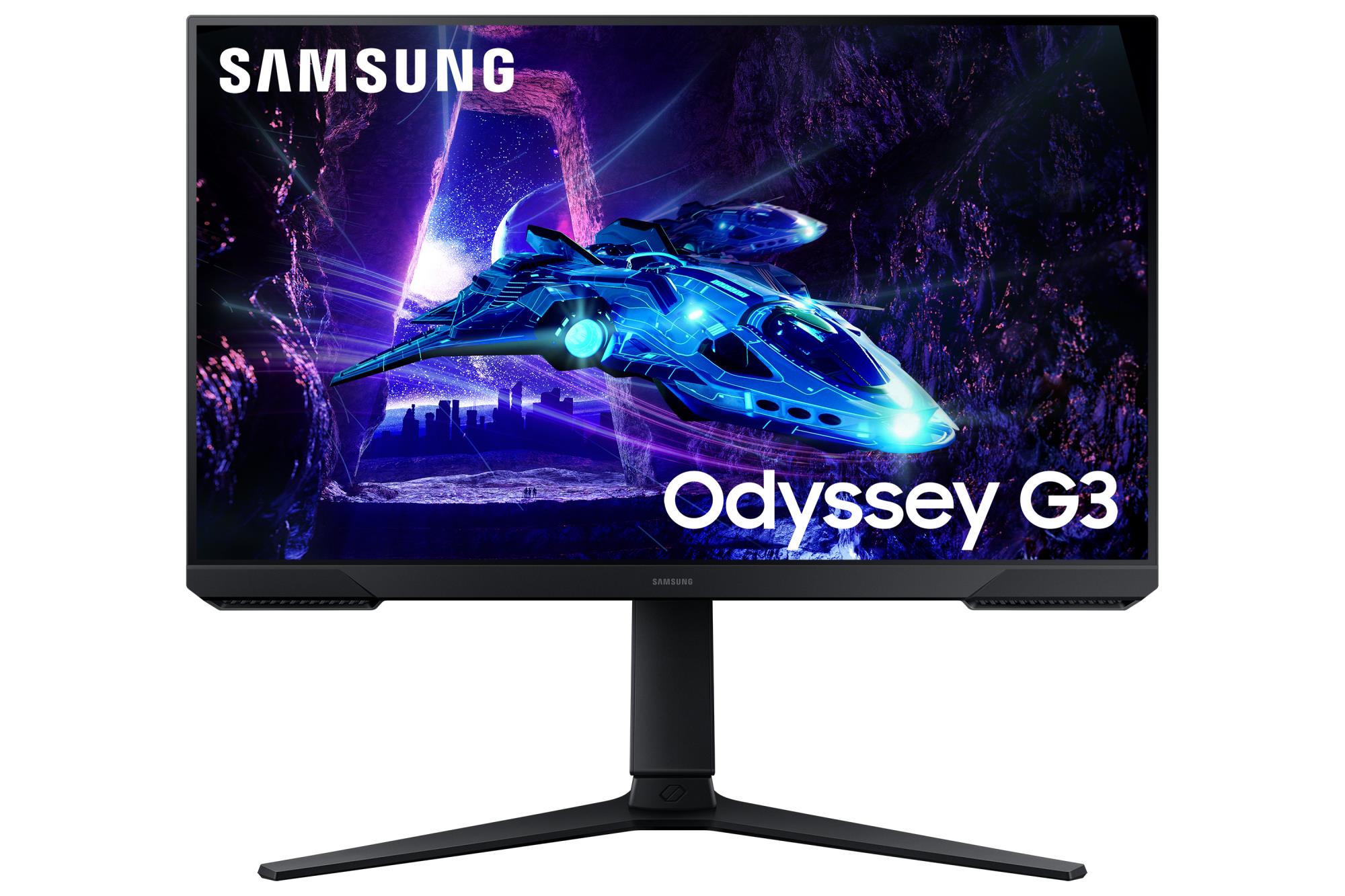 LCD Monitor SAMSUNG Odyssey G3 24" Gaming Panel VA 1920x1080 16:9 180Hz 1 ms Swivel Pivot Height adjustable Tilt Colour Black LS24DG302EUXEN - Image 3
