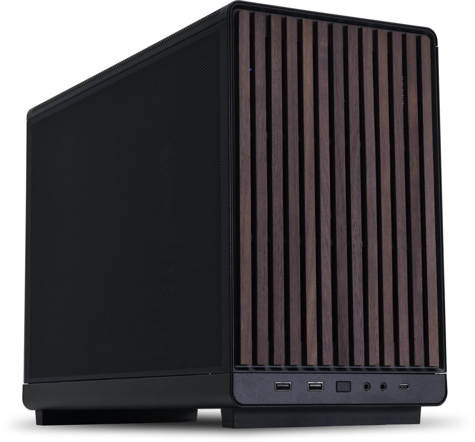 Case LIAN LI A3-mATX Micro MicroATX MiniITX Colour Black / Brown G99.A3X-WD.00 - Image 4