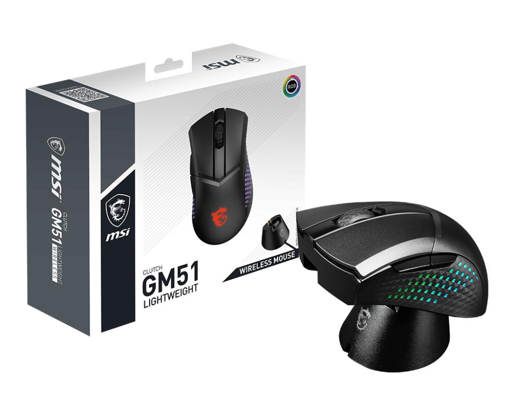 MOUSE USB OPTICAL WRL GAMING/CLUTCH GM51LIGHTWEIGHT WRL MSI - Image 13