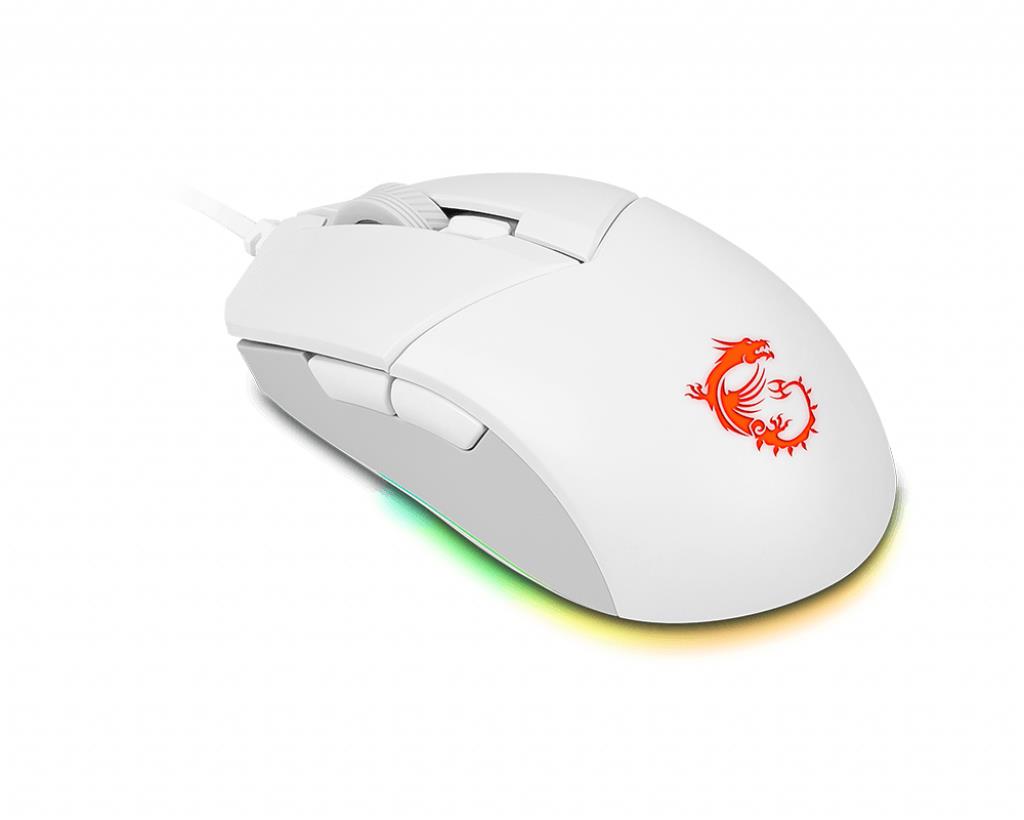 MOUSE USB OPTICAL GAMING/CLUTCH GM11 WHITE MSI - Image 7