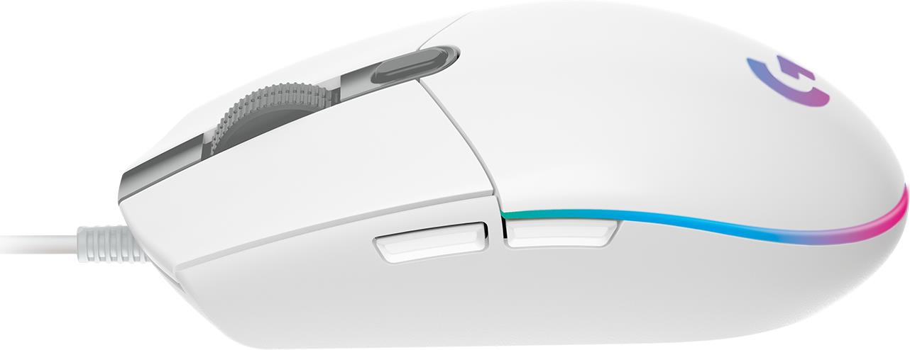 MOUSE USB OPTICAL G102 LIGHTSY/WHITE 910-005824 LOGITECH - Image 6
