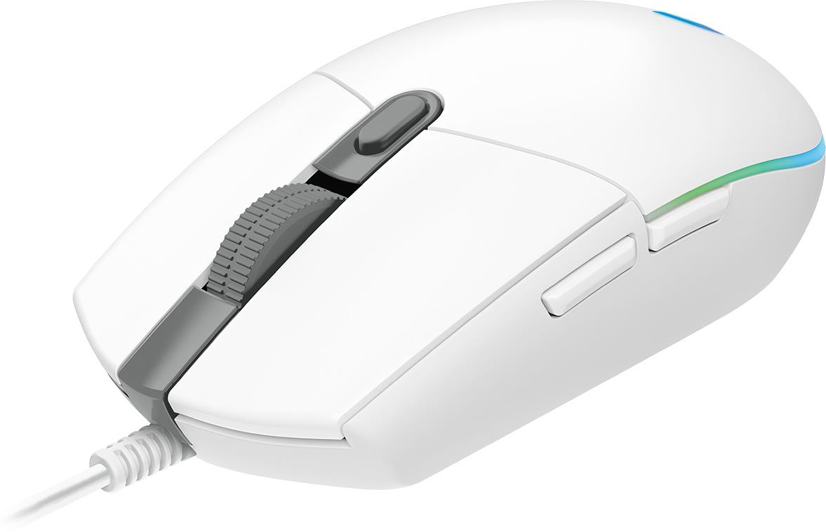 MOUSE USB OPTICAL G102 LIGHTSY/WHITE 910-005824 LOGITECH - Image 3