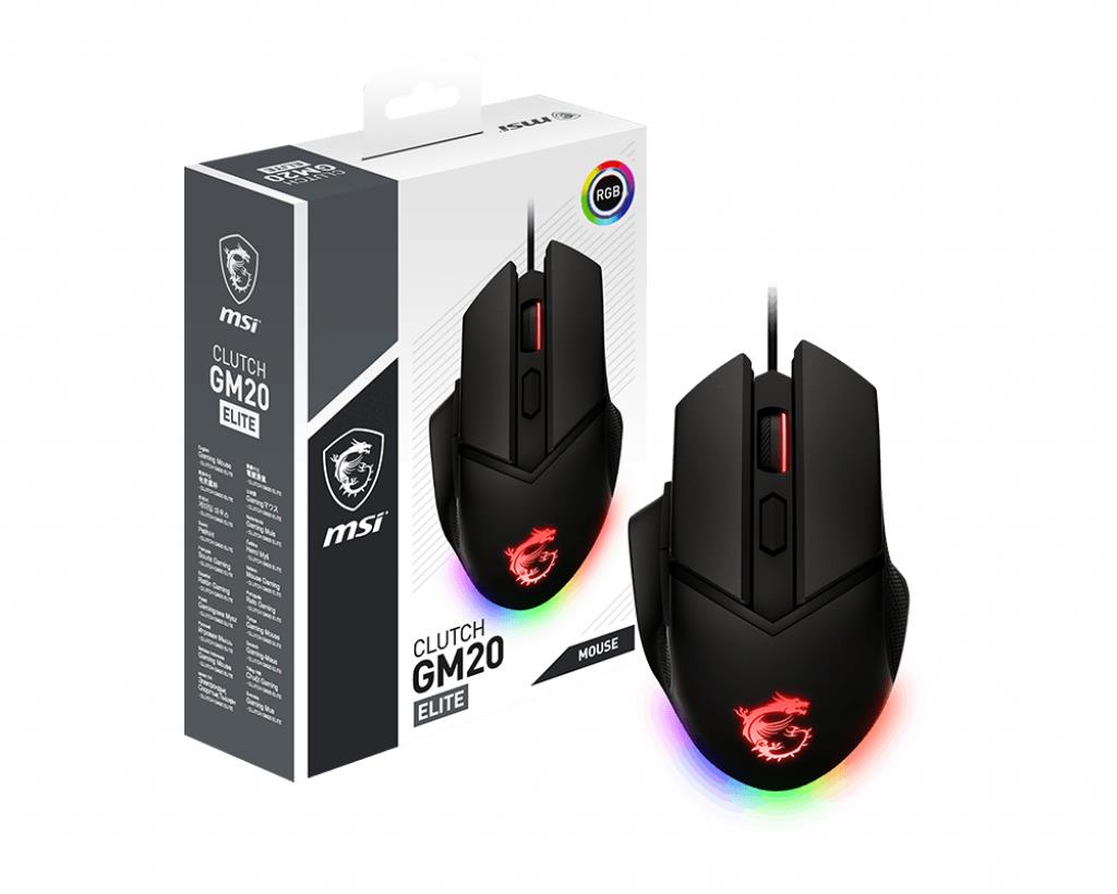 MOUSE USB OPTICAL GAMING/CLUTCH GM20 ELITE MSI - Image 4