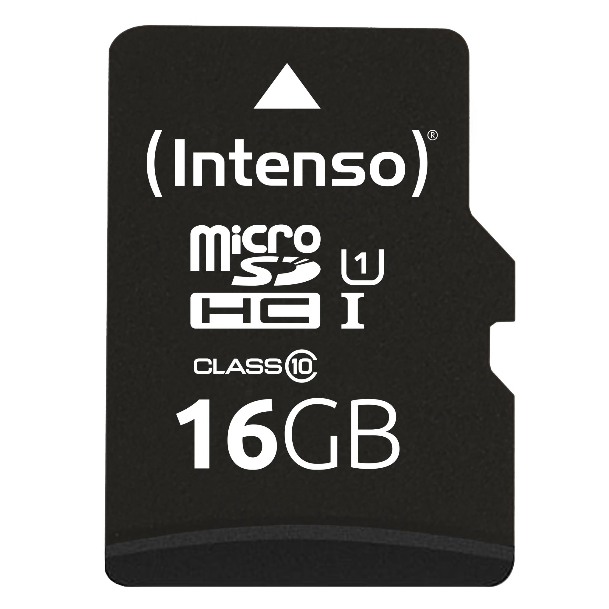 MEMORY MICRO SDHC 16GB UHS-I/W/ADAPTER 3423470 INTENSO - Image 2
