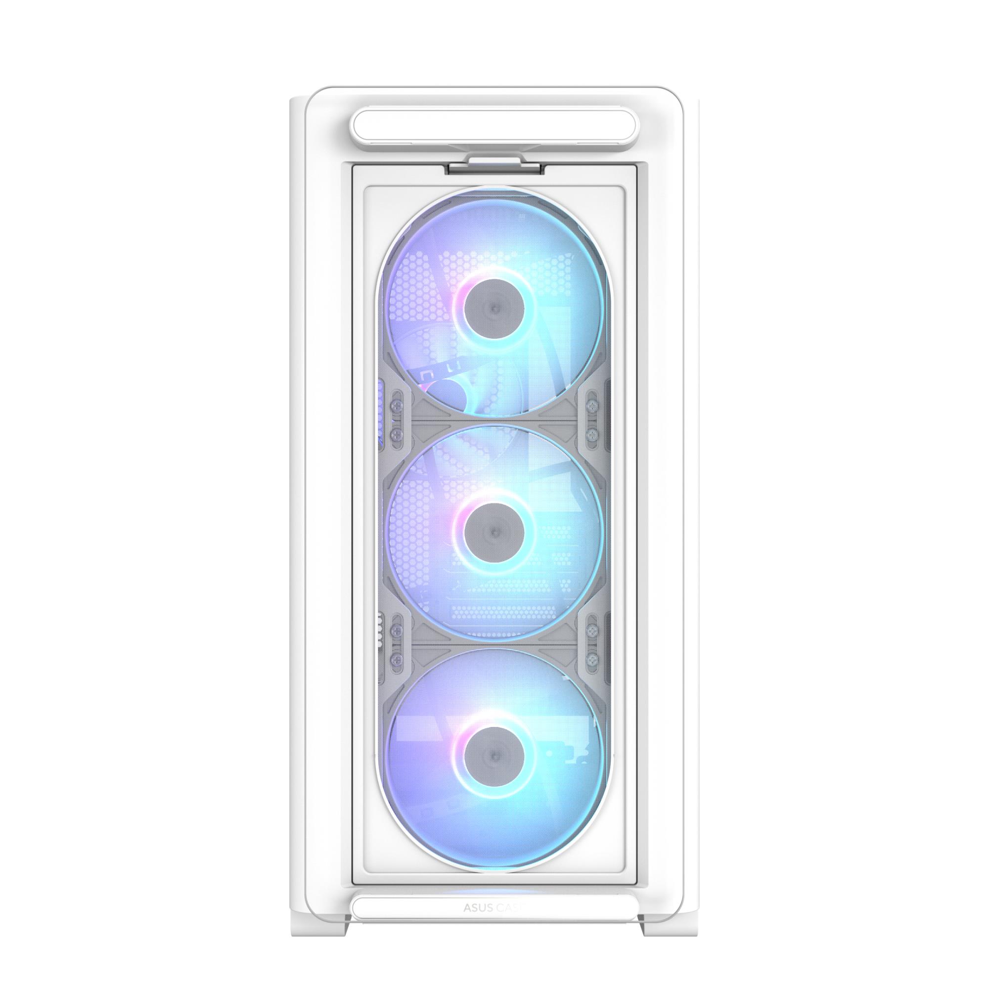 Case ASUS A23 PLUS MidiTower Case product features Transparent panel MicroATX MiniITX Colour White A23PLUSTG/ARGBWHITE - Image 7