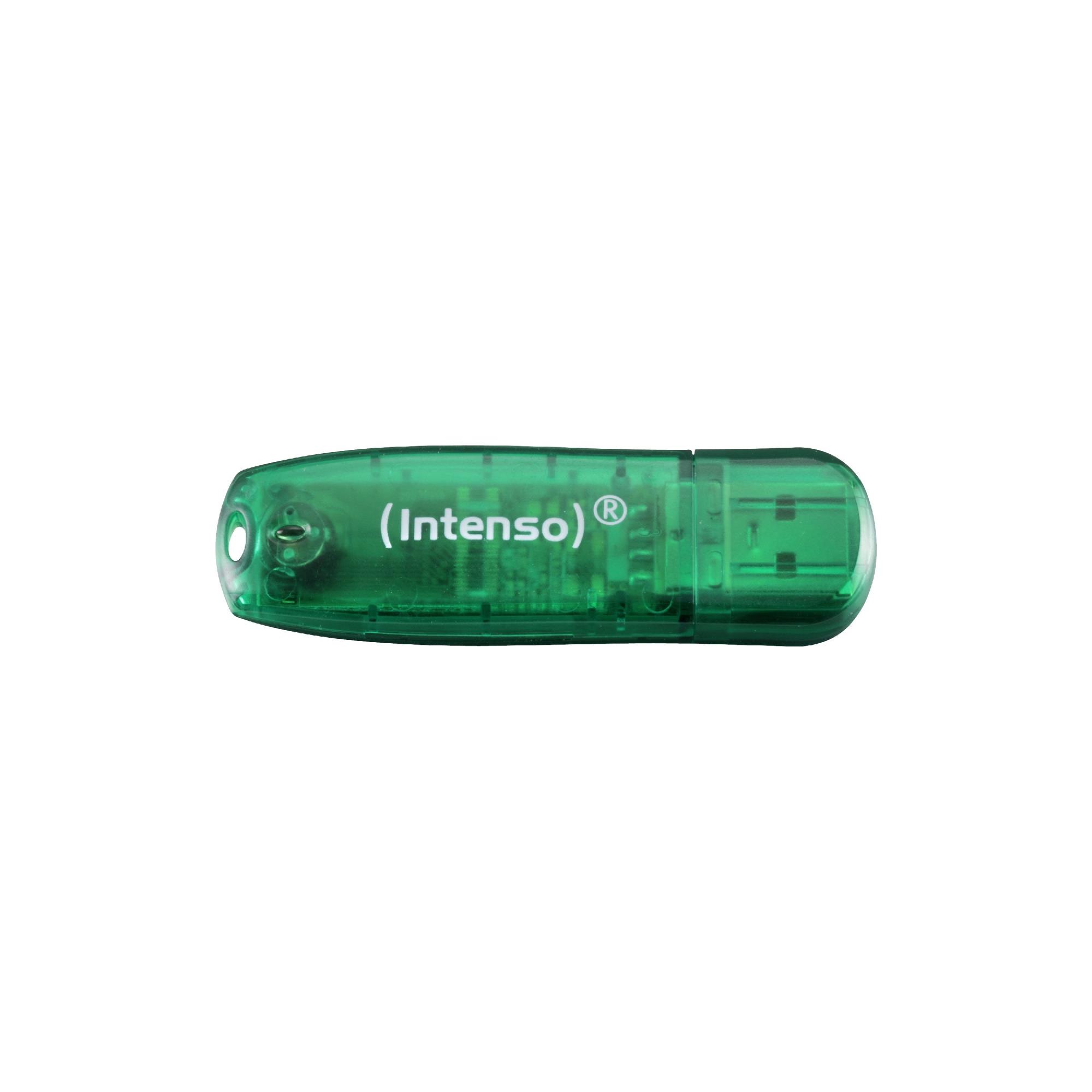 MEMORY DRIVE FLASH USB2 8GB/GREEN 3502460 INTENSO - Image 2
