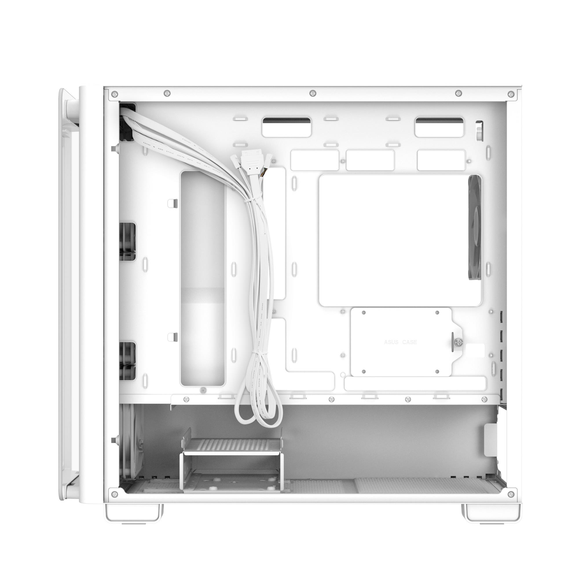 Case ASUS A23 PLUS MidiTower Case product features Transparent panel MicroATX MiniITX Colour White A23PLUSTG/ARGBWHITE - Image 10