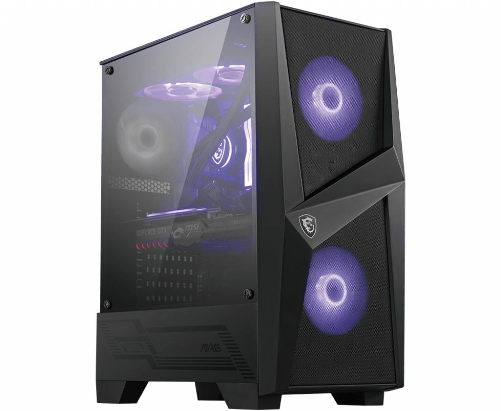 Case MSI MAG FORGE 100M MidiTower Not included ATX MicroATX MiniITX Colour Black MAGFORGE100M - Image 5