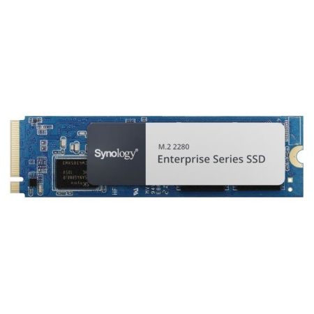 SSD SYNOLOGY 800GB M.2 NVMe Write speed 1000 MBytes/sec Read speed 3000 MBytes/sec TBW 1400 TB SNV5420-800G