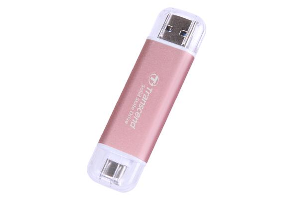 External SSD TRANSCEND ESD310 512GB USB-C USB 3D NAND Write speed 900 MBytes/sec Read speed 1050 MBytes/sec TS512GESD310P - Image 3