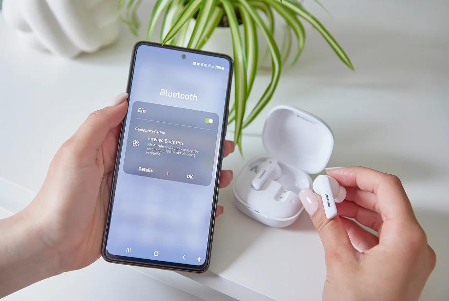 HEADSET BUDS PRO T500HAE/WHITE 3720502 INTENSO - Image 4