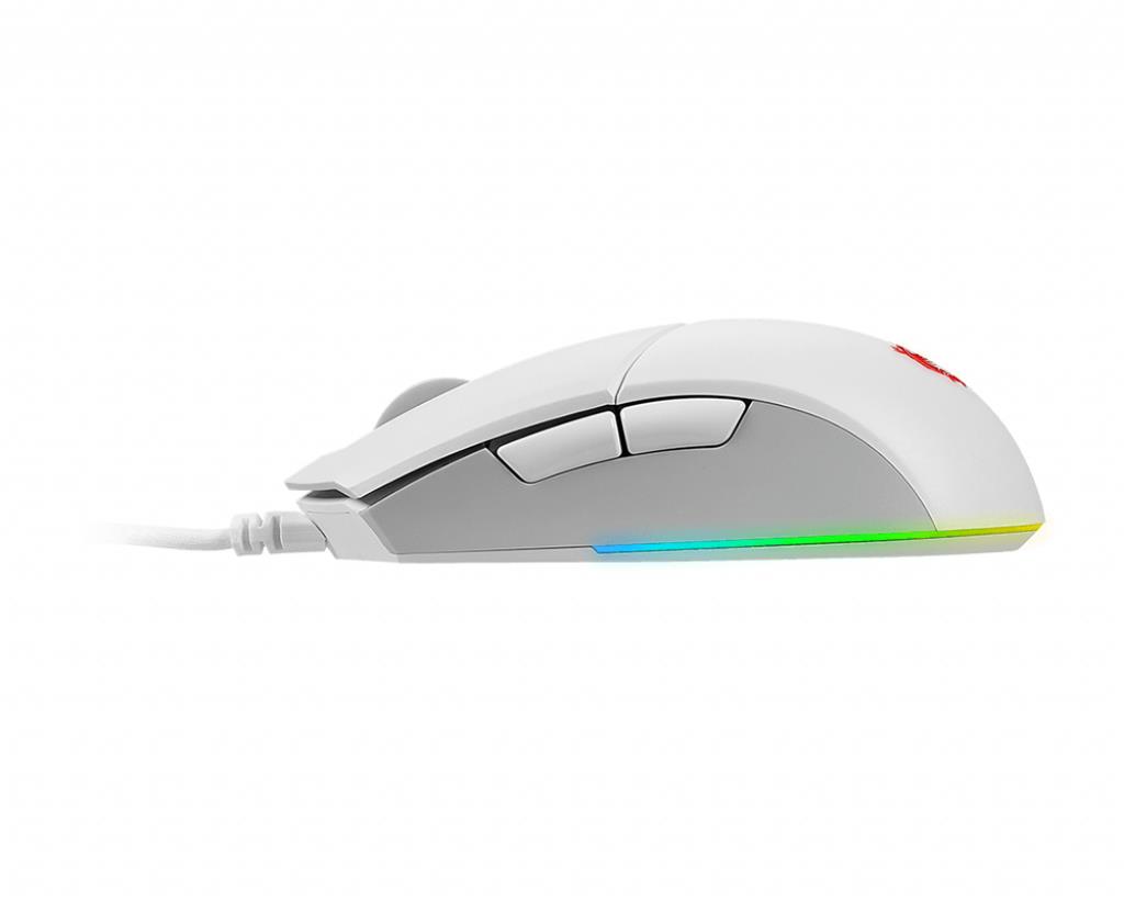MOUSE USB OPTICAL GAMING/CLUTCH GM11 WHITE MSI - Image 5
