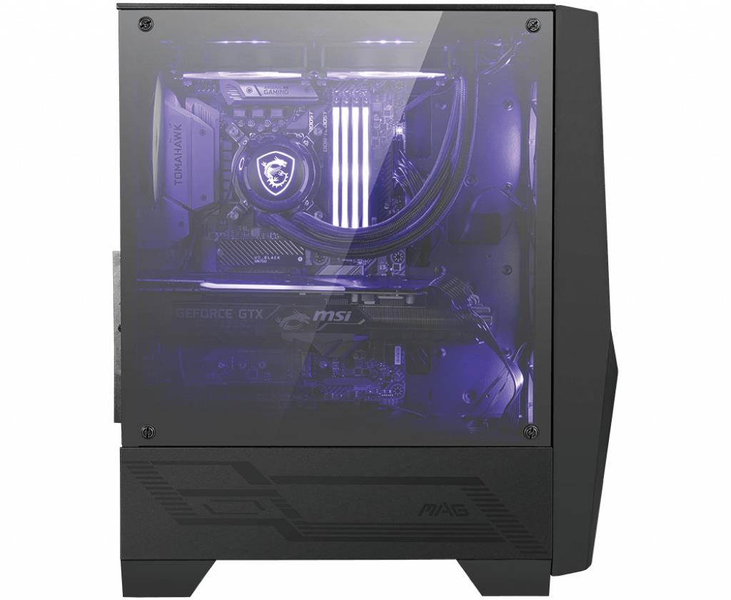 Case MSI MAG FORGE 100M MidiTower Not included ATX MicroATX MiniITX Colour Black MAGFORGE100M - Image 6