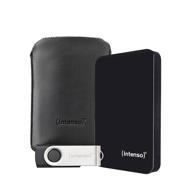 External HDD INTENSO 1TB USB 3.2 Colour Black 6023690 - Image 2