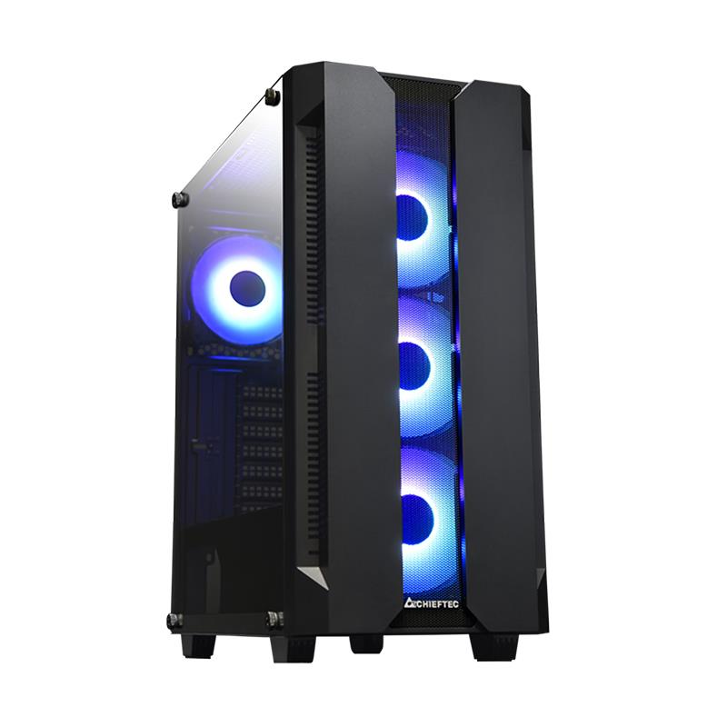 Case CHIEFTEC HUNTER MidiTower Not included ATX MiniITX Colour Black GS-01B-OP - Image 8