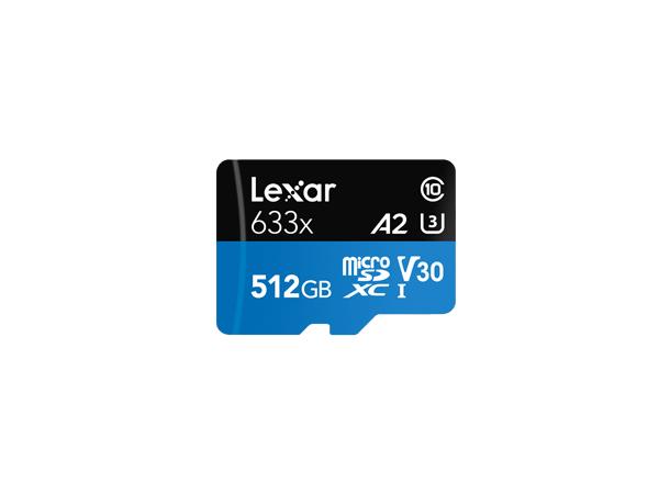 MEMORY MICRO SDXC 512GB UHS-I/W/ADAPTER LSDMI512BB633A LEXAR - Image 9