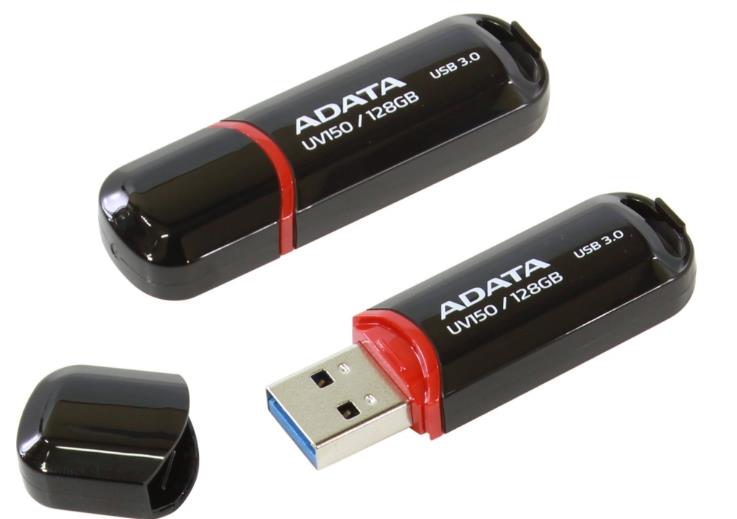 MEMORY DRIVE FLASH USB3 128GB/BLACK AUV150-128G-RBK ADATA - Image 3