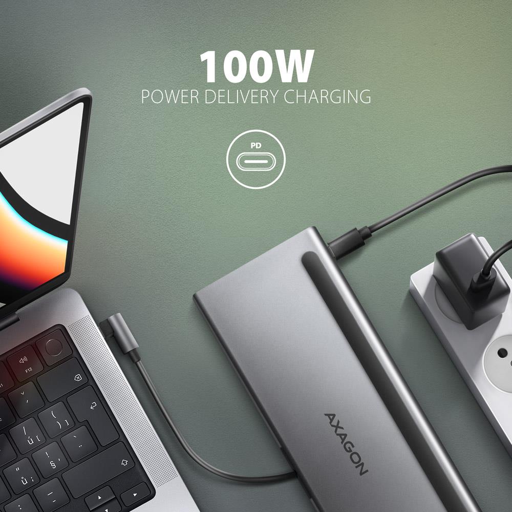 NB ACC DOCKING STATION/11IN1 HMC-4KX3 AXAGON - Image 12