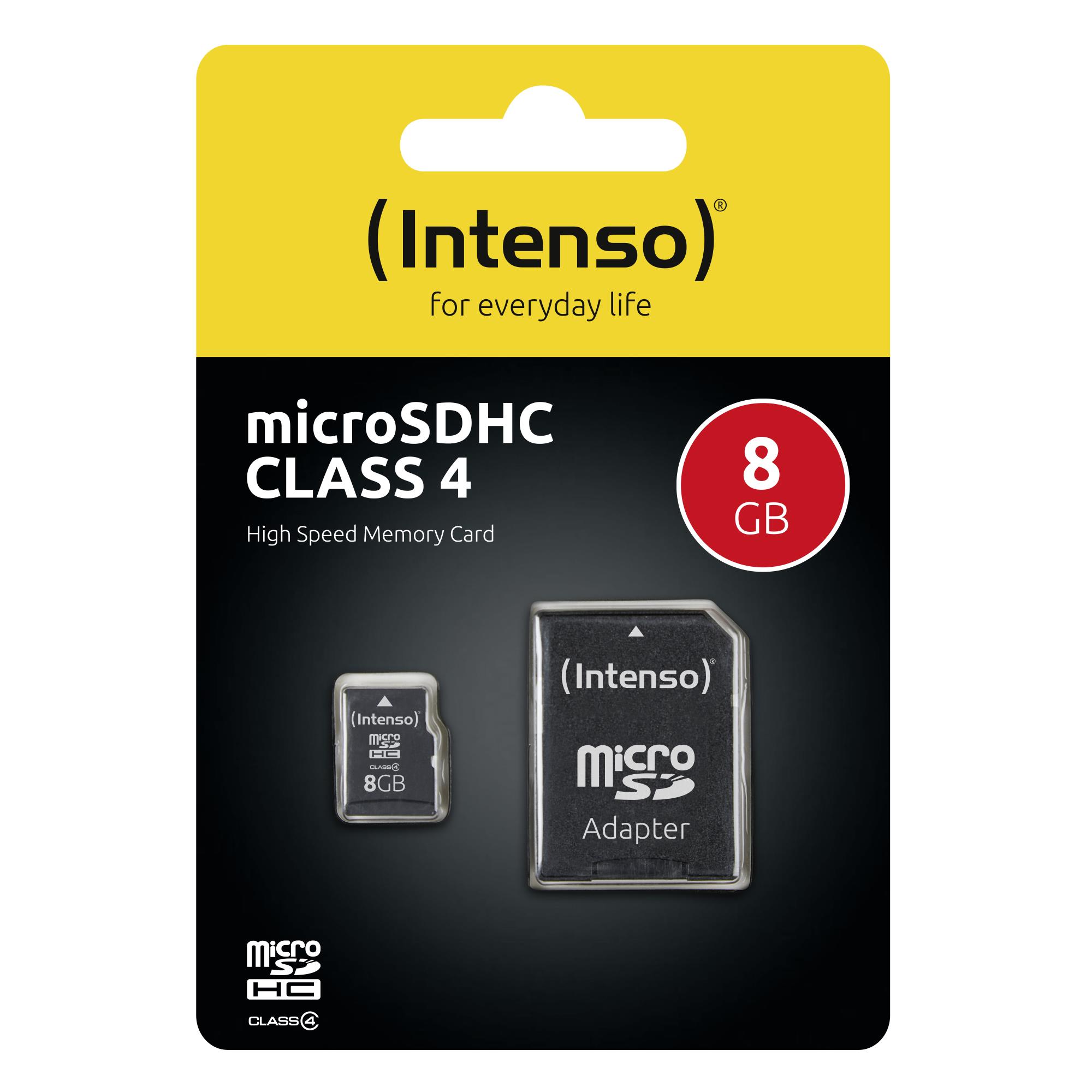 MEMORY MICRO SDHC 8GB C4/3403460 INTENSO - Image 2