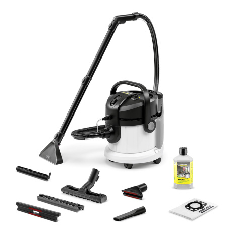 Vacuum Cleaner KARCHER Input power 1000 W Dust capacity 4 L Drum vacuum Cleaning type Dry&wet Dust container Bagless Colour Black/Grey/White 1.081-155.0