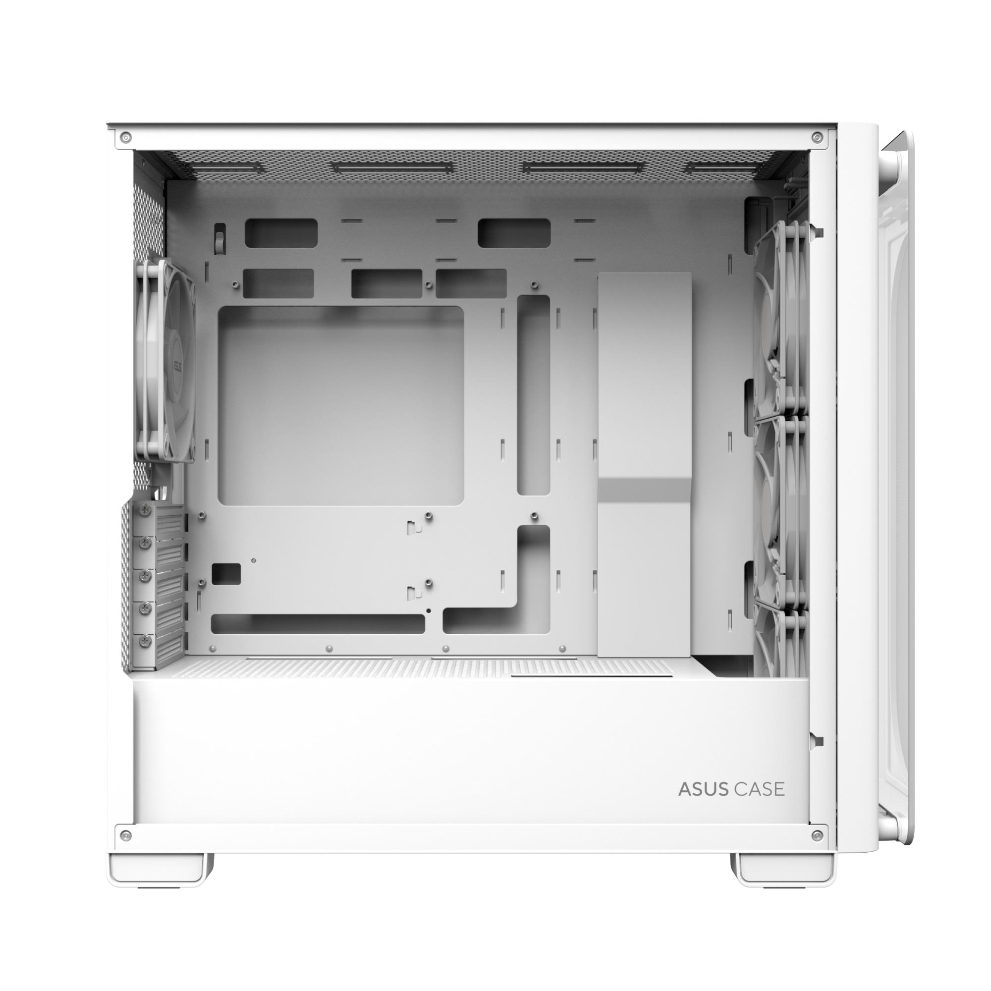 Case ASUS A23 PLUS MidiTower Case product features Transparent panel MicroATX MiniITX Colour White A23PLUSTG/ARGBWHITE - Image 9