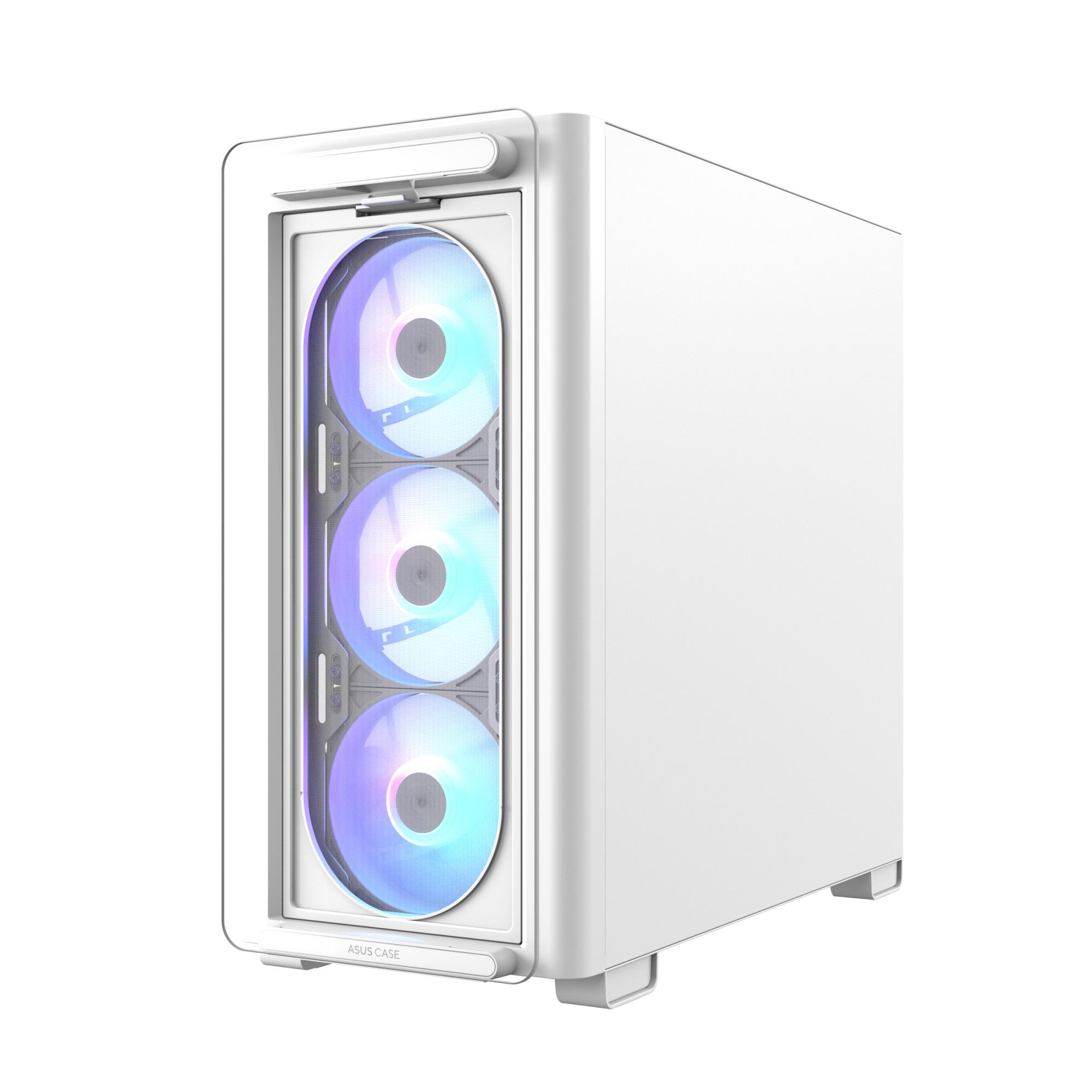 Case ASUS A23 PLUS MidiTower Case product features Transparent panel MicroATX MiniITX Colour White A23PLUSTG/ARGBWHITE - Image 16