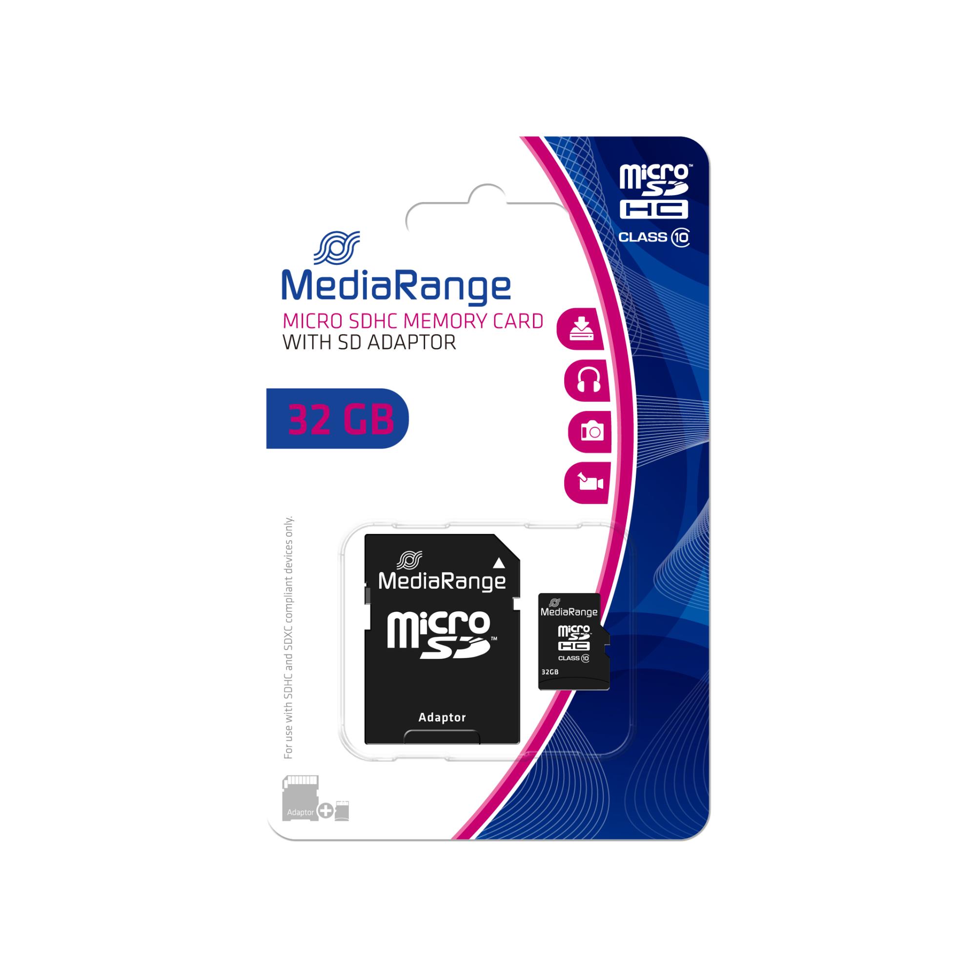 MEMORY MICRO SDHC 32GB C10/W/ADAPTER MR959 MEDIARANGE - Image 4