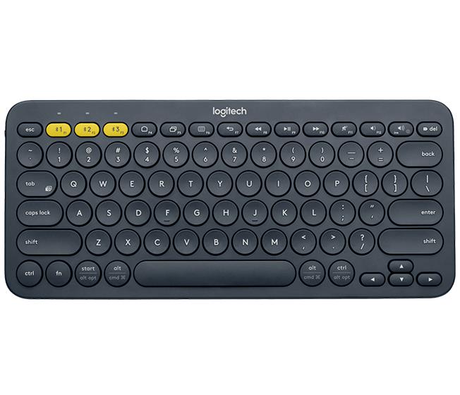 KEYBOARD BLUETH K380 RUS/DARK GREY 920-007584 LOGITECH - Image 2