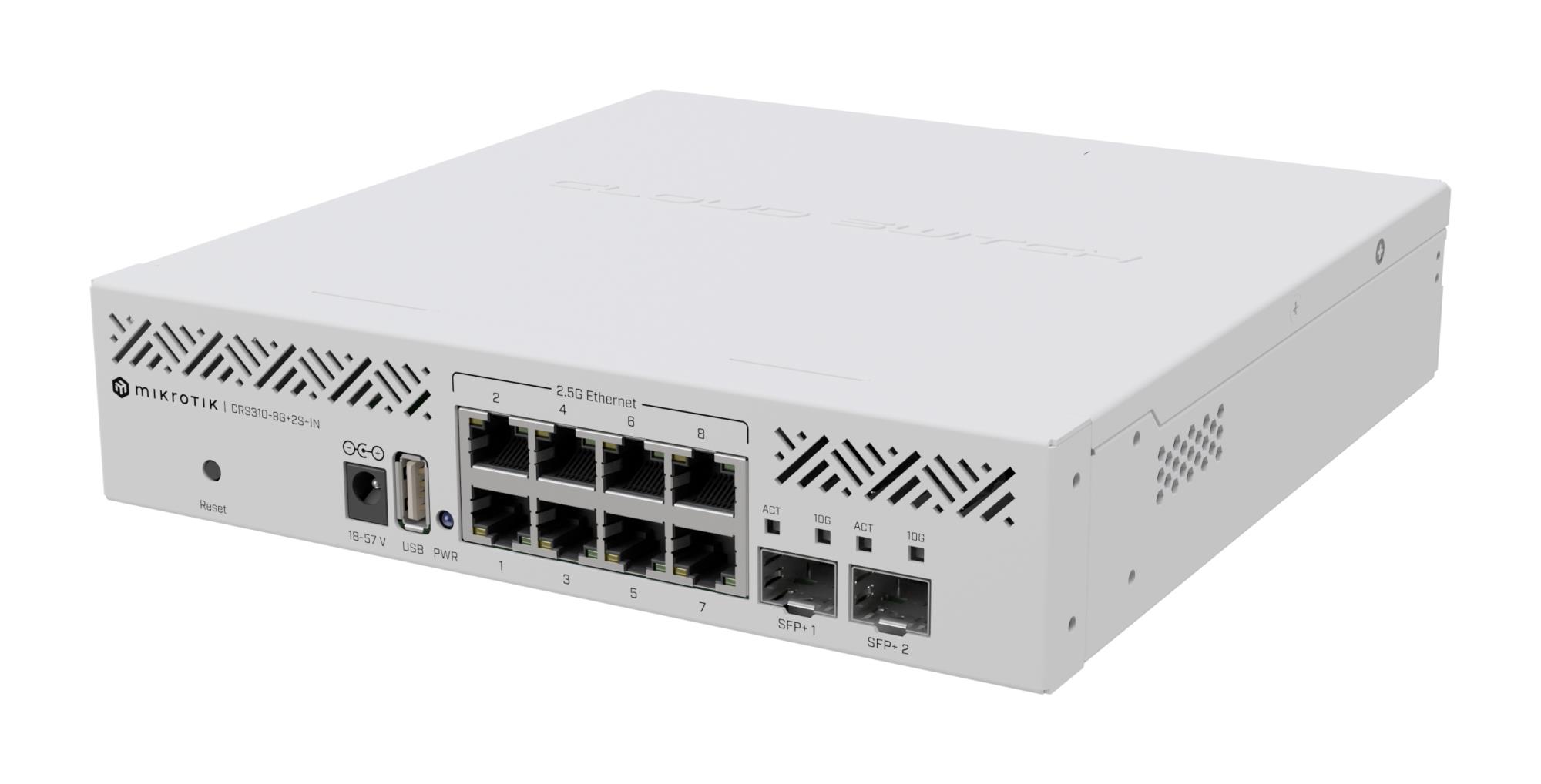 Switch MIKROTIK CRS310-8G+2S+IN 1 2 CRS310-8G+2S+IN