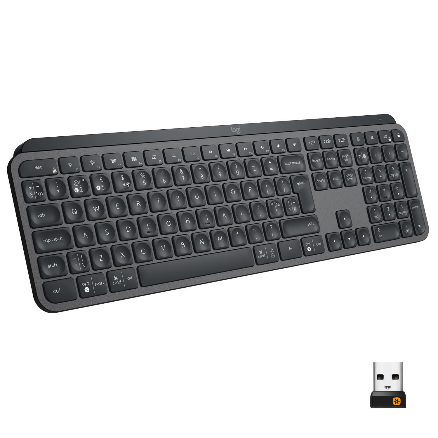 KEYBOARD WRL ILLUMINATED ENG/MX KEYS AD 920-009415 LOGITECH
