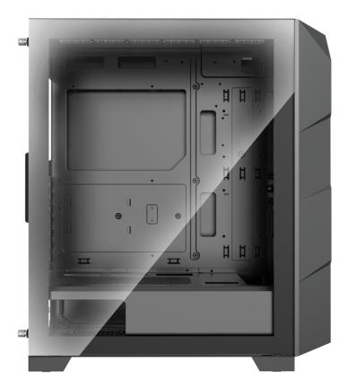 Case XILENCE ATX/micro ATX/Mini-ITX Black Midi Tower PC XILENT BREEZE II X812.ARGB - Image 9