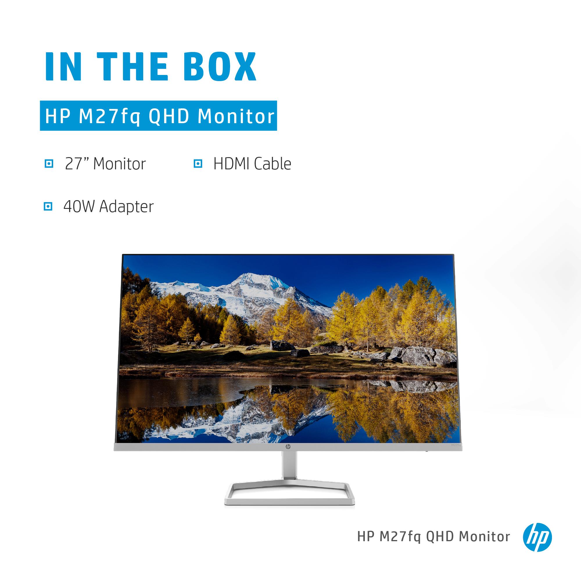 LCD Monitor HP 27 " 2560 x 1440 pixels Quad HD Native aspect ratio 16:9 LCD Flat 2H4B5E9 - Image 4