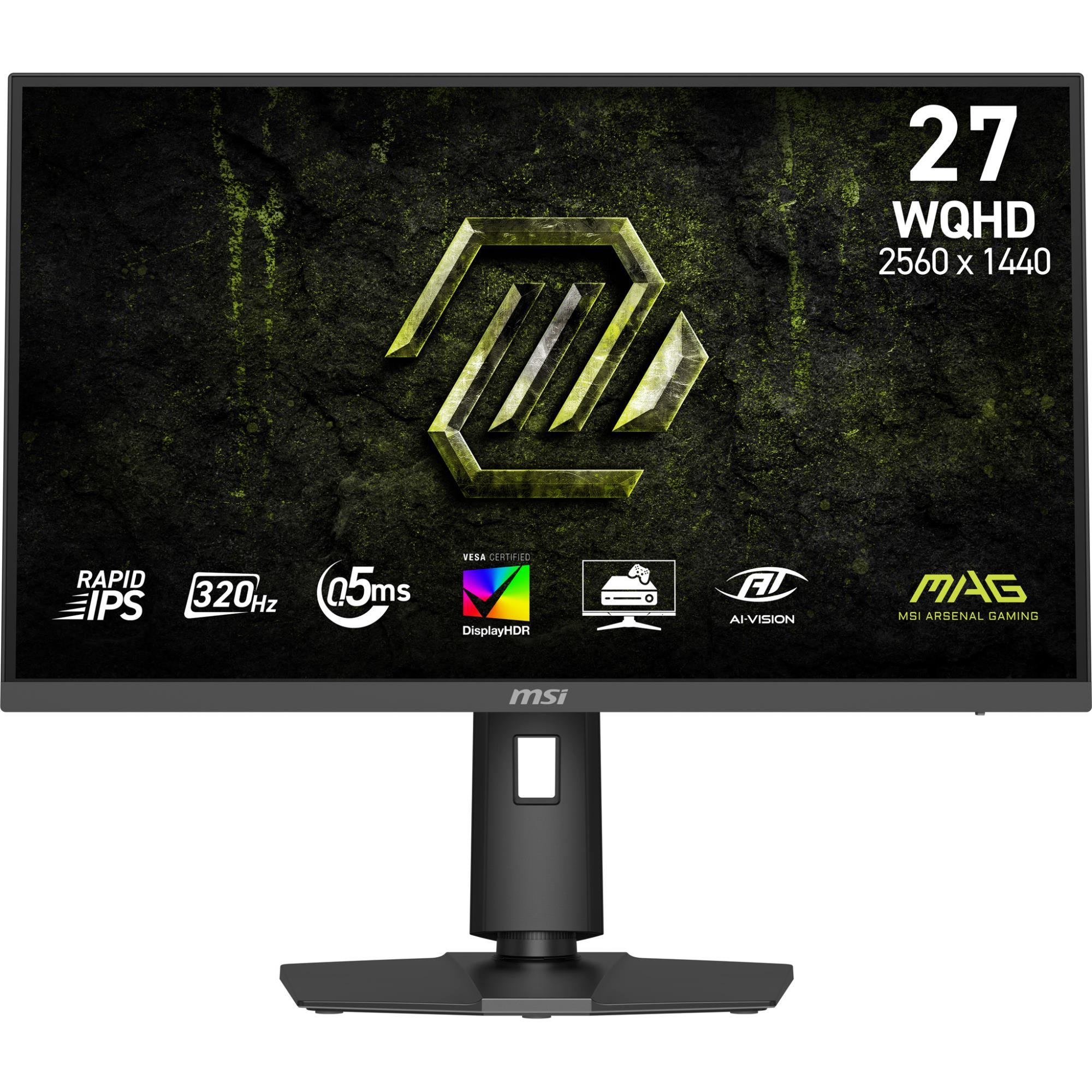 LCD Monitor MSI 27 " 2560 x 1440 pixels Wide Quad HD Native aspect ratio 16:9 LCD Flat MAG274QPFX32 - Image 2