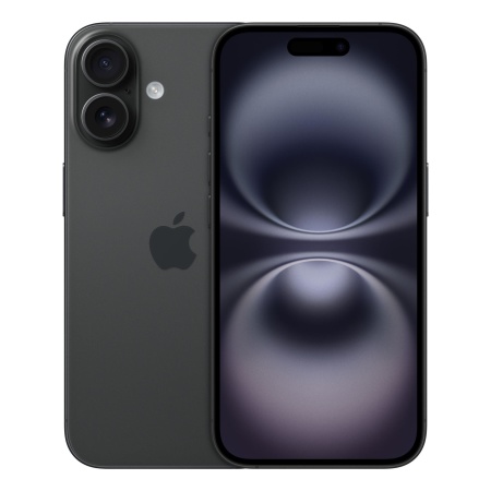 MOBILE PHONE IPHONE 16/128GB BLACK MYE73 APPLE
