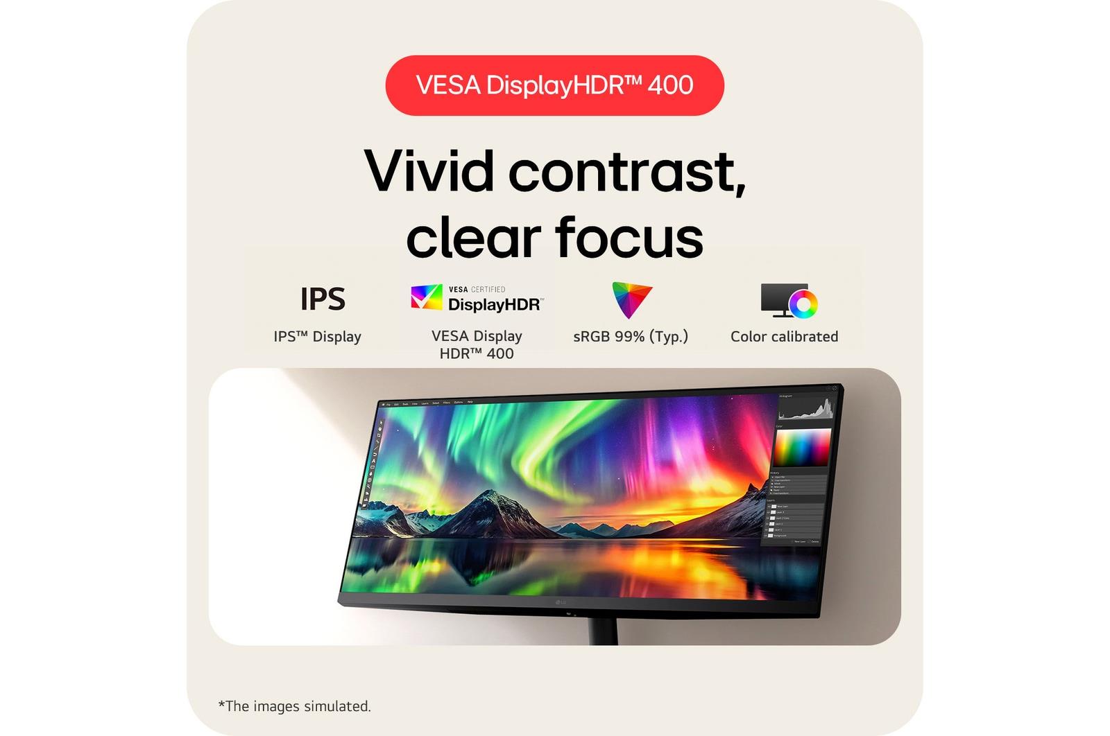 LCD Monitor LG 34 " 2560 x 1080 pixels WFHD Native aspect ratio 21:9 LED Flat 34U511A-B - Image 14