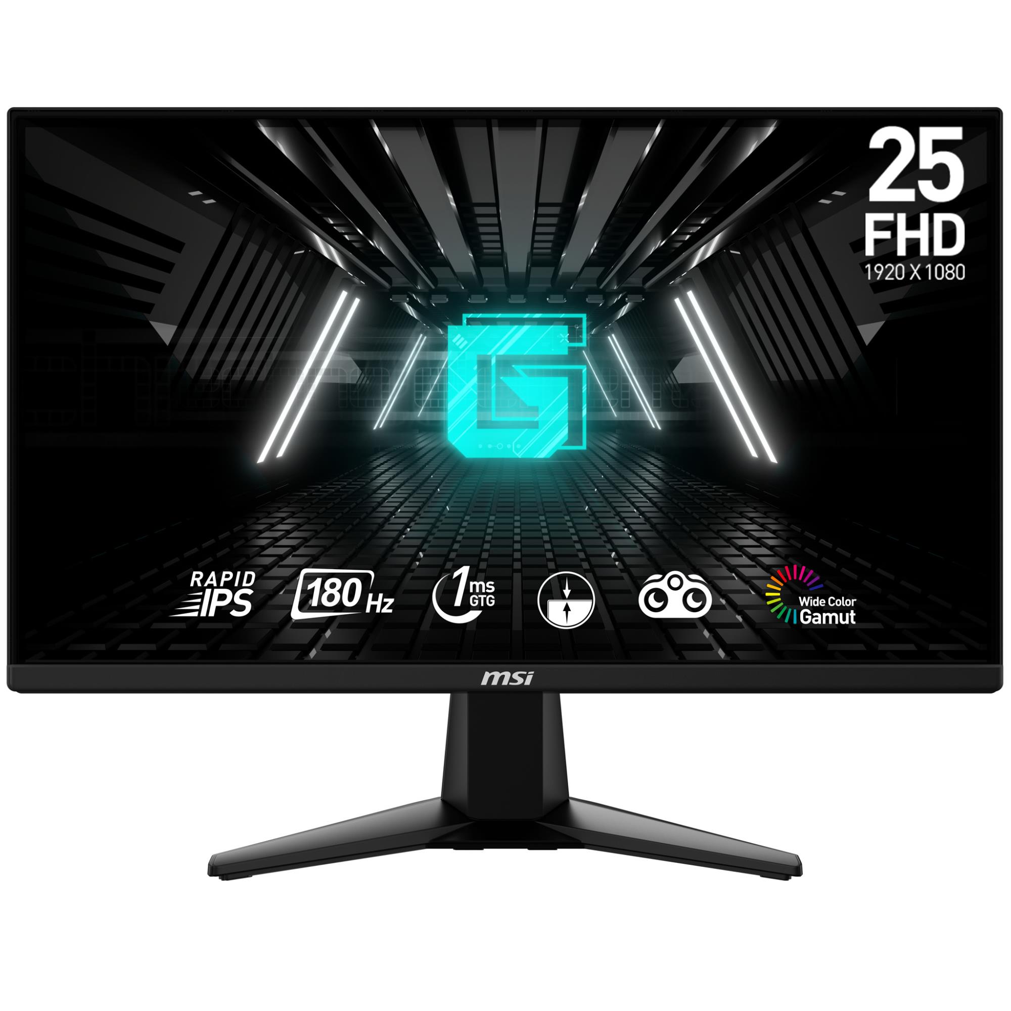 LCD Monitor MSI G255F 24.5" Gaming Panel IPS 1920x1080 16:9 180 Hz 1 ms G255F