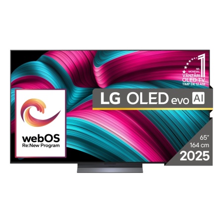 TV Set LG 65" OLED/4K/Smart 3840x2160 Wireless LAN Bluetooth webOS Black OLED65C51LA