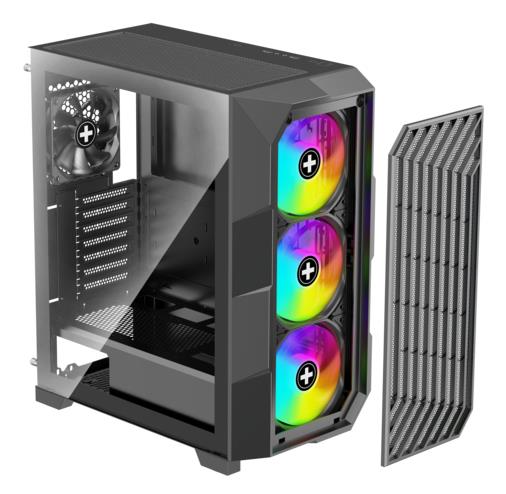 Case XILENCE ATX/micro ATX/Mini-ITX Black Midi Tower PC XILENT BREEZE II X812.ARGB - Image 5