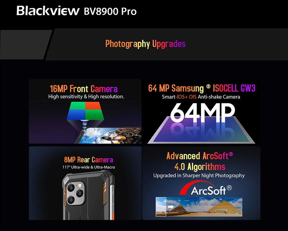MOBILE PHONE BV8900 8/256GB/ORANGE BLACKVIEW - Image 4