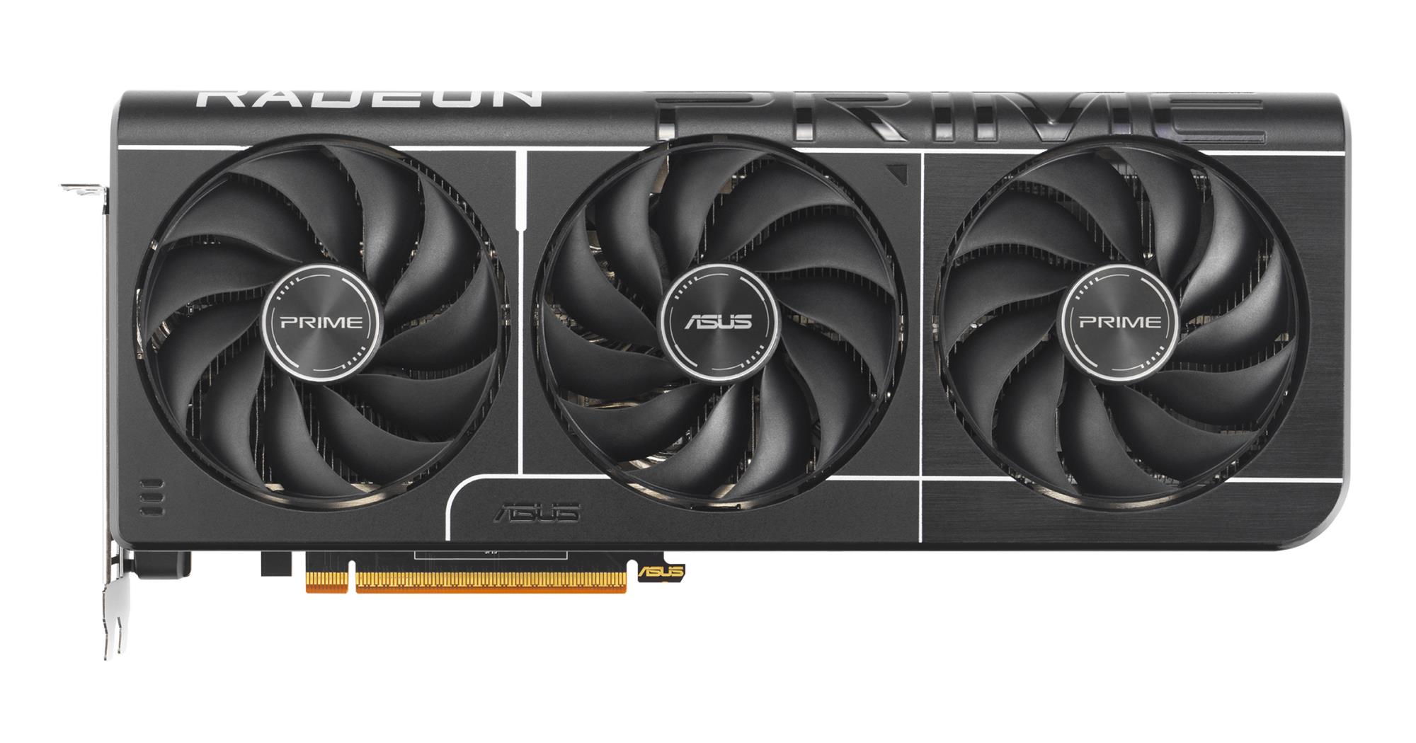 Graphics Card ASUS AMD Radeon RX 9070 16 GB GDDR6 256 bit PCIE 5.0 16x Triple slot Fansink 1xHDMI 3xDisplayPort PRIME-RX9070-O16G