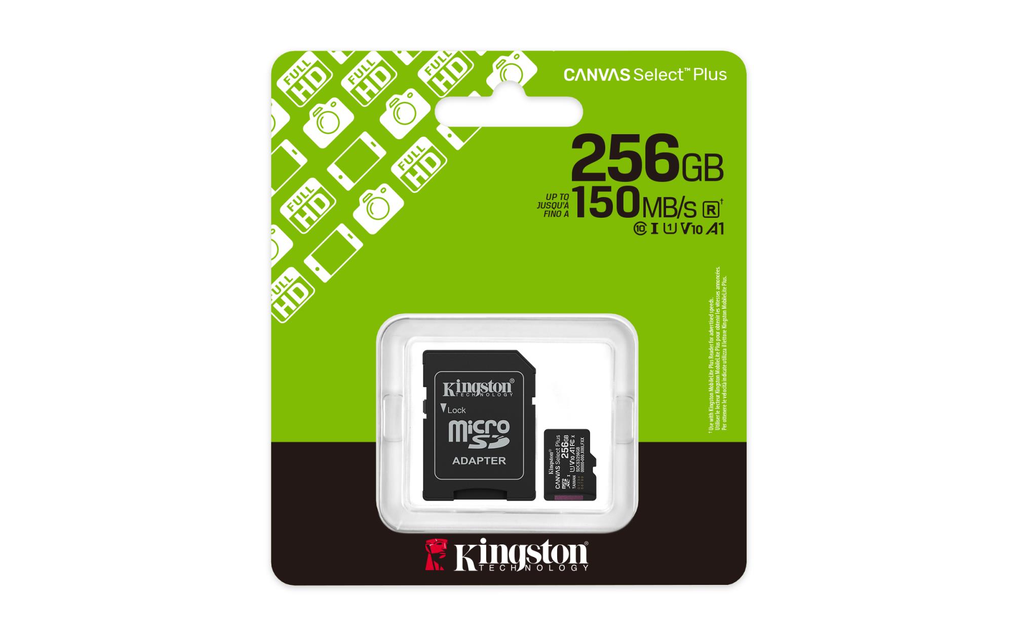 MEMORY MICRO SDXC 256GB UHS-I/W/ADAPTER SDCS3/256GB KINGSTON - Image 7